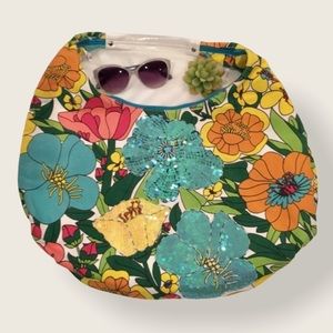 Tianni XL Tropical Sequin Bag New With Tag